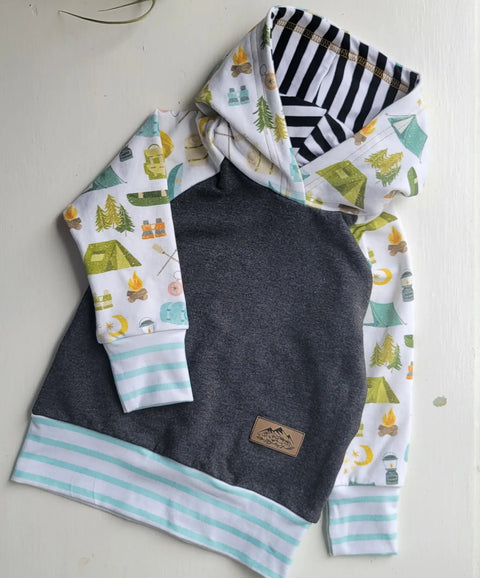 Kids Camping Hoodie Adventure Clothes Company  Kids Hoodie