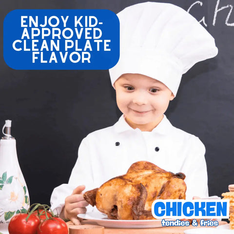 Kids Chicken Tendies and Fries Seasoning Mix 7.2oz – Made in USA Gustus Vitae  Gourmet Seasonings