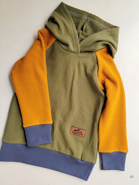 Kids Mid-Weight French Terry Hoodie – Durable Comfort with Ribbed Cuffs | Made in USA Apparel Adventure Clothes Company  Kids Hoodie