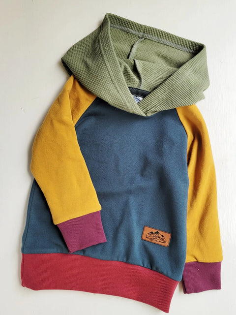 Kids Mid-Weight French Terry Hoodie – Durable Comfort with Ribbed Cuffs | Made in USA Apparel Adventure Clothes Company  Kids Hoodie