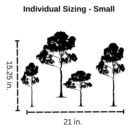 Kids Wall Decals Black Tree Design – Small Size | Made in USA Chatelet Manufacturing 