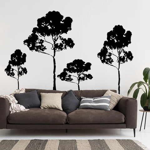Kids Wall Decals Black Tree Design – Small Size | Made in USA Chatelet Manufacturing 