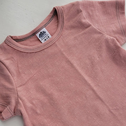Kids' Breathable Organic Cotton Slub T-Shirt – Soft Lightweight Crew Neck | Made in USA Adventure Clothes Company  Baby and Toddler