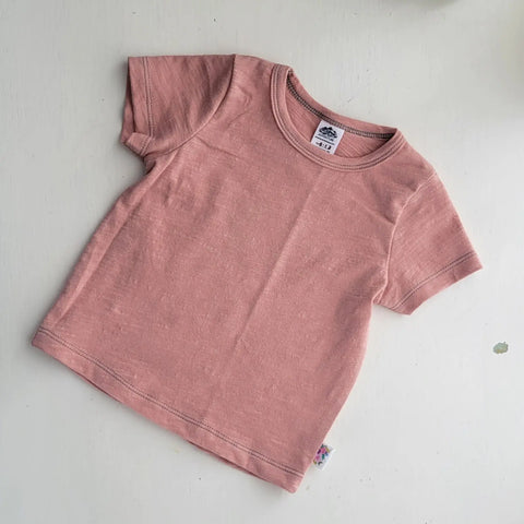 Kids' Breathable Organic Cotton Slub T-Shirt – Soft Lightweight Crew Neck | Made in USA Adventure Clothes Company  Baby and Toddler