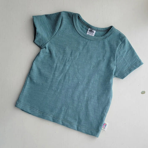 Kids' Breathable Organic Cotton Slub T-Shirt – Soft Lightweight Crew Neck | Made in USA Adventure Clothes Company  Baby and Toddler