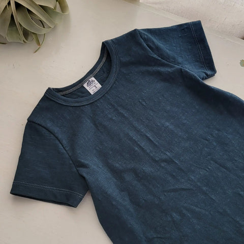 Kids' Breathable Organic Cotton Slub T-Shirt – Soft Lightweight Crew Neck | Made in USA Adventure Clothes Company  Baby and Toddler