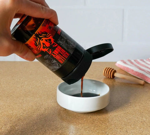 Killer Bee - Fire Honey - All Natural - Hot Honey Honey Badgers Bee Farm  Hot Honey