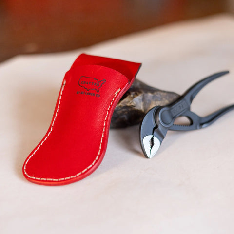 Knipex 4 Inch Plier Red LTD Edition Leather Belt Holster Case KC Laser Co 