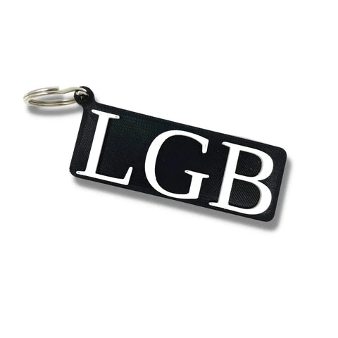 LGB Meme Keychain 3.5 Inch – 3D Printed Key Ring | Made in USA Chatelet Manufacturing 