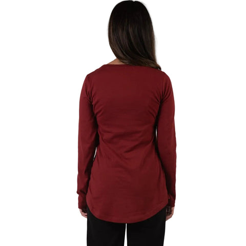Women's Long Sleeve Organic Cotton Tunic Top – Mediumweight Jersey | Made in USA Spiritex | Sustainable Apparel  Women's Tees & Tanks
