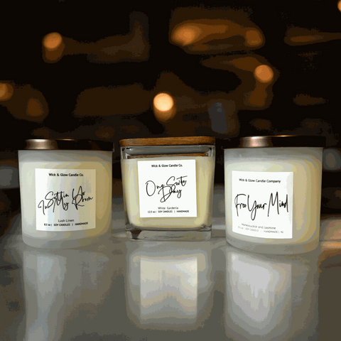 Ladies of R&B Luxury Scented Candle Set Wick and Glow Candle Company™  Candles