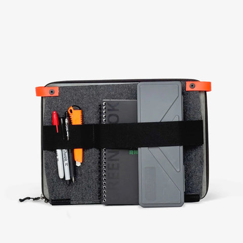 Laptop Insert Organizer – 14 Inch Padded Polyester Felt Protector for BoxVan Tote | Made in USA eqpd  New