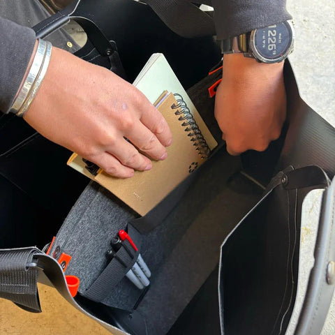 Laptop Insert Organizer – 14 Inch Padded Polyester Felt Protector for BoxVan Tote | Made in USA eqpd  New