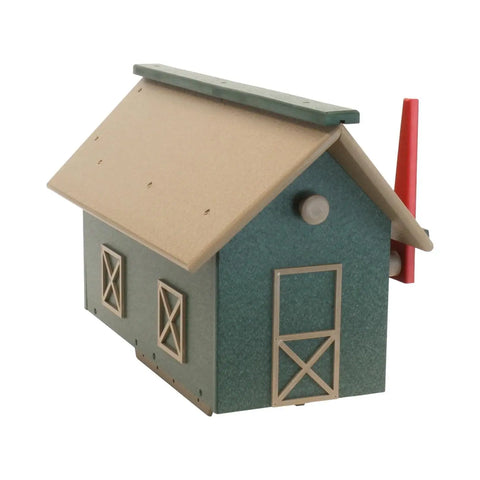 Large Amish-Made Barn Style Mailbox Poly Lumber – Weatherproof & UV Resistant | Made in USA Amish Toy Box  Mailbox
