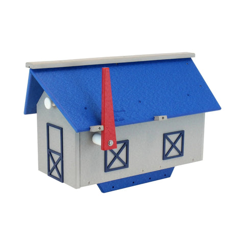 Large Amish-Made Barn Style Mailbox Poly Lumber – Weatherproof & UV Resistant | Made in USA Amish Toy Box  Mailbox