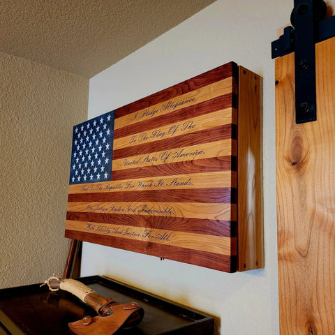 Large Concealment Box American Grains LLC   1200.00 American Pledge of Allegiance