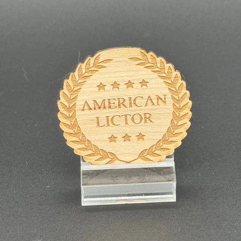 Laser-Etched Wood Animal Stickers – Rustic Outdoor Decor | Made in USA American Lictor  Wood Stickers