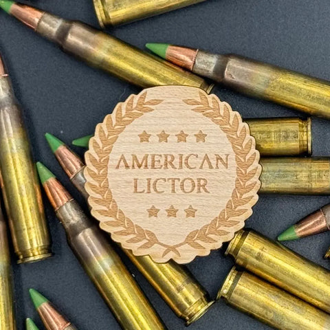 Laser-Etched Wood Animal Stickers – Rustic Outdoor Decor | Made in USA American Lictor  Wood Stickers