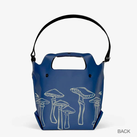 LastBag 17 Inch Waterproof Tote Bag – Adjustable Strap – Artistic Toad & Mushroom Design | Made in USA eqpd  LastBags