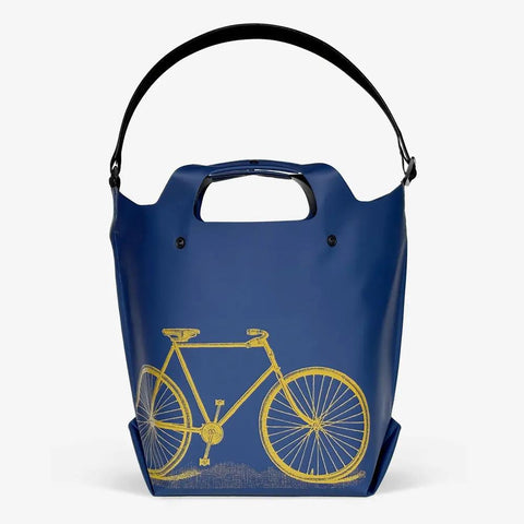 LastBag Bicycle Tote 17L – Durable Waterproof Industrial Vinyl Reusable Bag | Made in USA Twisp WA eqpd  LastBags 64.00 17" Shoulder / Navy