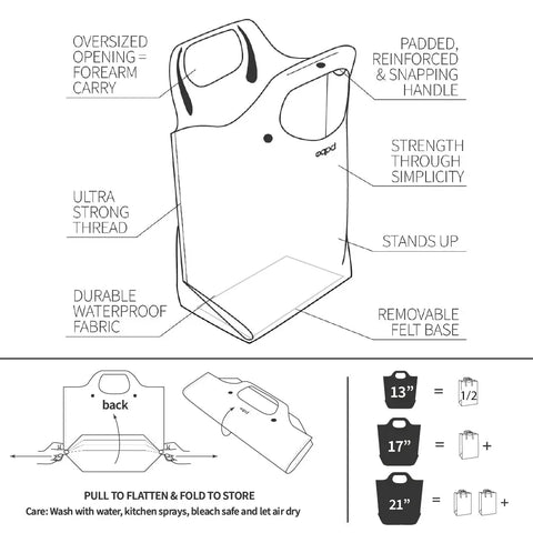 LastBag Hand Tote – Waterproof Durable Vinyl Everyday Bag | Made in USA eqpd  LastBags