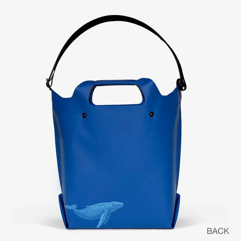 LastBag Whale Tote Bag 11x7x14 Inch – Durable Waterproof Industrial Vinyl | Made in USA eqpd  LastBags