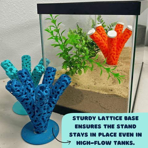 Reef Shape Lattice Coral Frag Stand With 5 Mounts – Vibrant Reef Aquarium Display | Made in USA Chatelet Manufacturing 