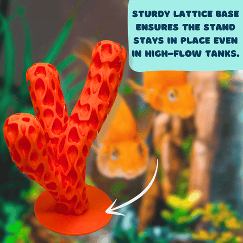 Large Reef Branch Aquarium Ornament – Vibrant Coral Decor 7 Inch | Made in USA Chatelet Manufacturing 
