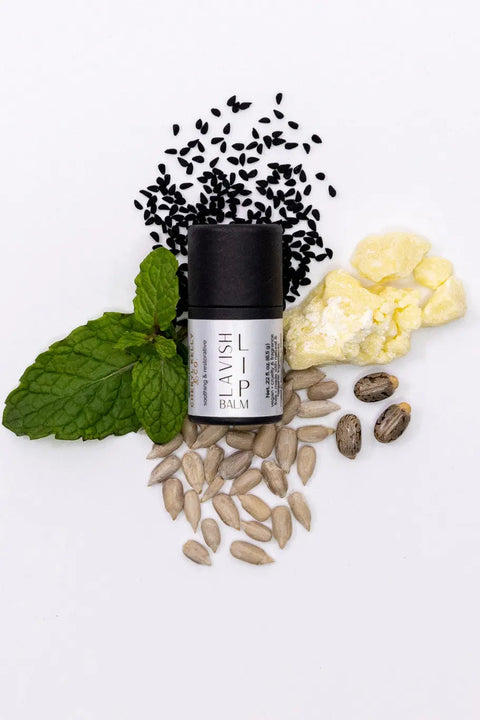 Lavish Lip Balm – Natural Vegan Lip Care with Baobab and Black Seed Oil | Made in USA Cheryl Kelly & Co  Lip Balm