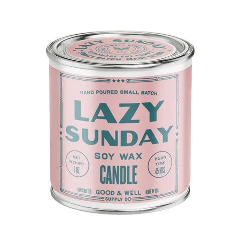 Lazy Sunday Happy Place Candle Good & Well Supply Co.  Candles