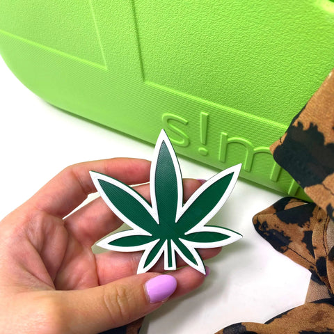 Leaf Charm Tote Bag Accessory – Durable Plastic | Made in USA Chatelet Manufacturing 