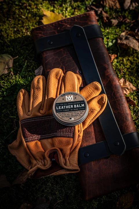 Leather Balm 2oz – Full Grain Leather Conditioner | Made in USA All American Maker 