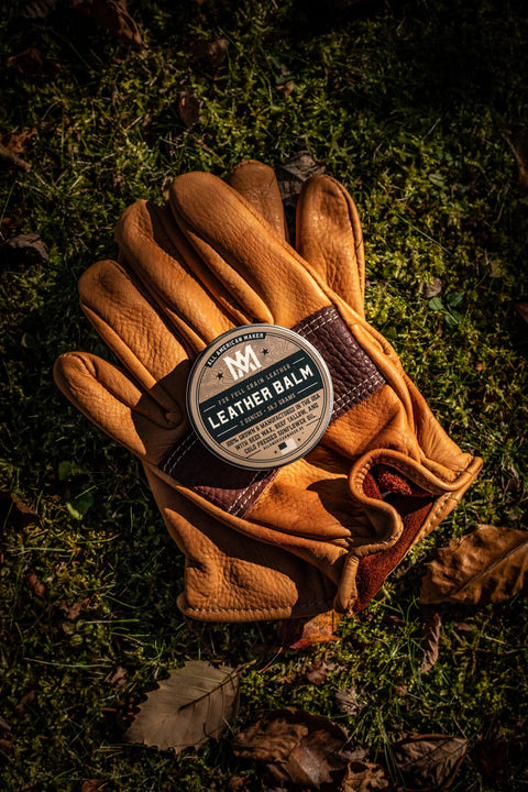 Leather Balm 2oz – Full Grain Leather Conditioner | Made in USA All American Maker 
