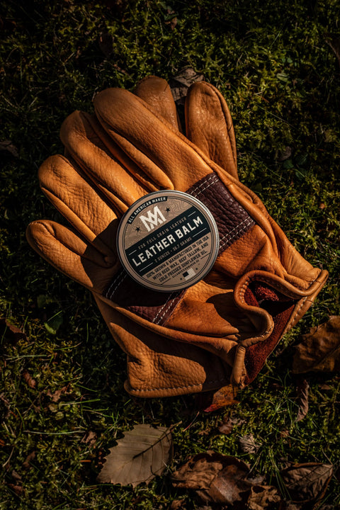 Leather Balm 2oz – Full Grain Leather Conditioner | Made in USA All American Maker 