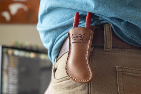 Leather Belt Holster for Knipex 5" Pliers – Handmade Tool Pouch | USA-Made by KC Laser Co KC Laser Co 
