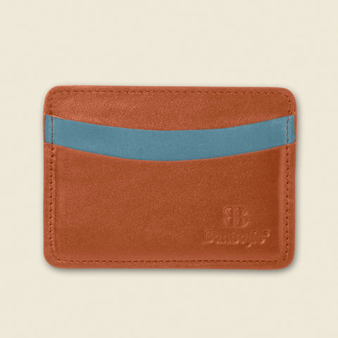 Leather Cardholder Wallet 5 Slots – Minimalist Design | Made in USA CASUPO  Slim Card Holder
