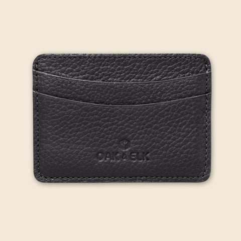 Leather Cardholder Wallet 5 Slots – Minimalist Design | Made in USA CASUPO  Slim Card Holder