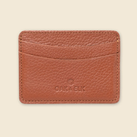 Leather Cardholder Wallet 5 Slots – Minimalist Design | Made in USA CASUPO  Slim Card Holder