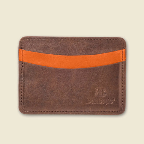 Leather Cardholder Wallet 5 Slots – Minimalist Design | Made in USA CASUPO  Slim Card Holder