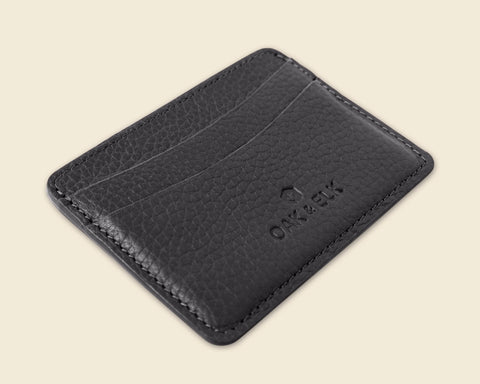 Leather Cardholder Wallet 5 Slots – Minimalist Design | Made in USA CASUPO  Slim Card Holder