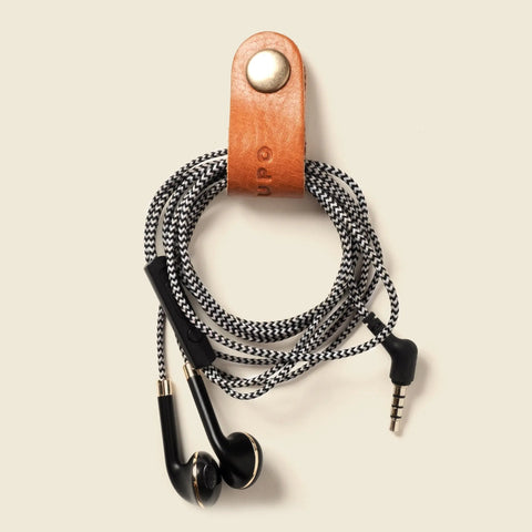 Leather Cord Keeper 4 Inch – Sustainable Cable Organizer | Made in USA CASUPO  Small Leather Goods