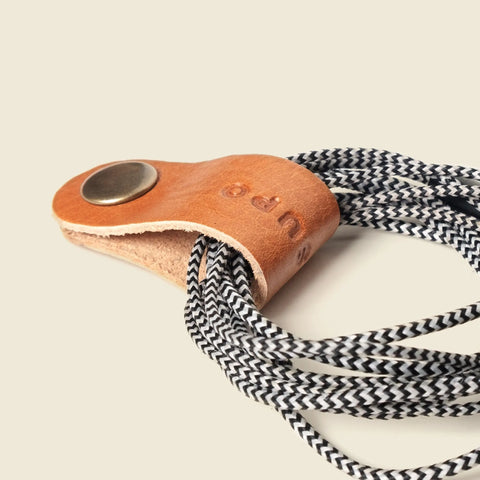 Leather Cord Keeper 4 Inch – Sustainable Cable Organizer | Made in USA CASUPO  Small Leather Goods