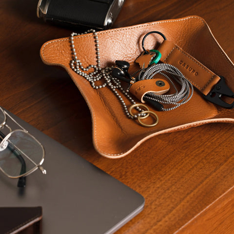 Leather Cord Keeper 4 Inch – Sustainable Cable Organizer | Made in USA CASUPO  Small Leather Goods