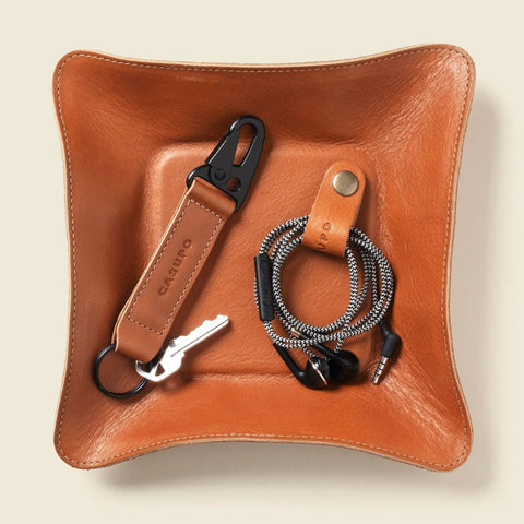 Leather Cord Keeper 4 Inch – Sustainable Cable Organizer | Made in USA CASUPO  Small Leather Goods