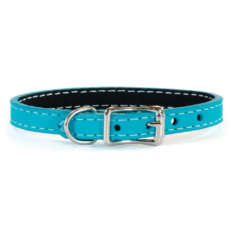 Leather Dog Collar 1/2 Inch Width – 8 Inch and 10 Inch Sizes | Soft Pup Collar | Made in USA Auburn Leathercrafters  item
