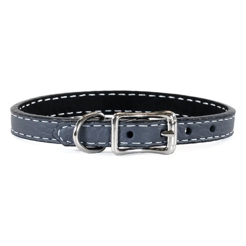 Leather Dog Collar 1/2 Inch Width – 8 Inch and 10 Inch Sizes | Soft Pup Collar | Made in USA Auburn Leathercrafters  item