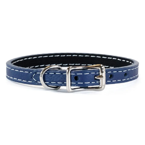 Leather Dog Collar 1/2 Inch Width – 8 Inch and 10 Inch Sizes | Soft Pup Collar | Made in USA Auburn Leathercrafters  item