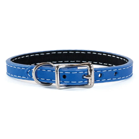 Leather Dog Collar 1/2 Inch Width – 8 Inch and 10 Inch Sizes | Soft Pup Collar | Made in USA Auburn Leathercrafters  item
