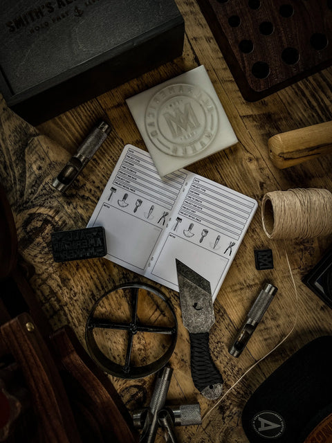 Leather Project Log Book – 20 Pages for Artisans | Made in USA All American Maker 
