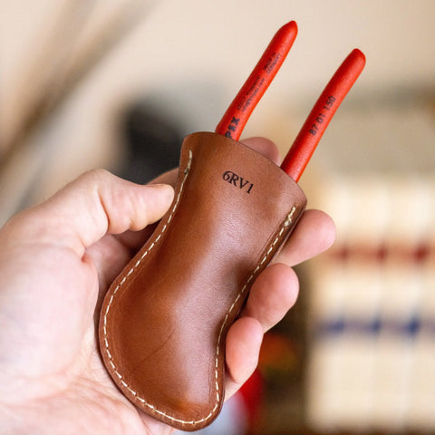Leather Tool Sheath for Knipex Pliers 8701150 – Durable Veg-Tanned Cover | Made in USA KC Laser Co 